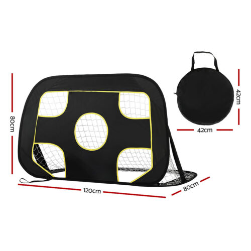 Everfit Football Soccer Goal Net Baseball Target Rebounder Training Aid - Image 2