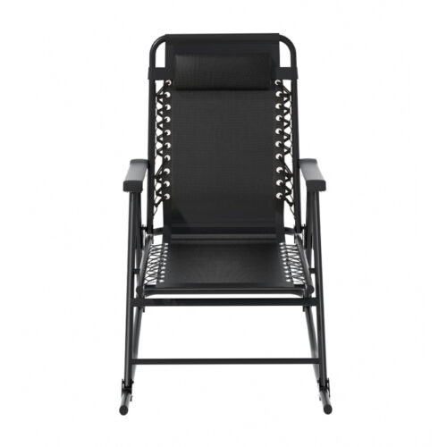 Gardeon Outdoor Rocking Chair Folding Reclining Recliner Patio Furniture Garden - Image 3
