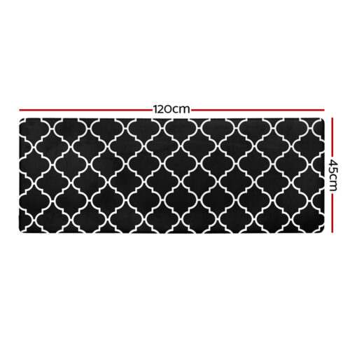 Artiss Kitchen Mat 45x120cm PVC Floor Rug Carpet Non-slip Gina - Image 2