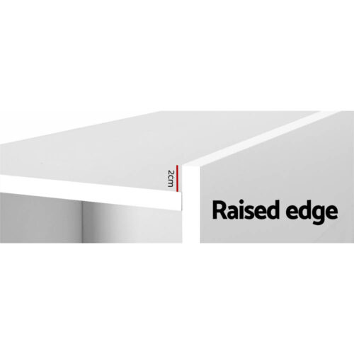 Artiss Bed Head Headboard Queen with Shelves - CABI White - Image 6