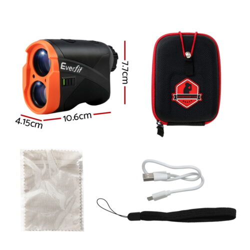 Everfit 700M Golf Rangefinder Slope On/Off Vibration Alert Orange - Image 2