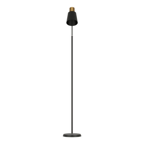 Artiss Floor Lamp LED Light Stand Modern Home Living Room Office Reading Black - Image 3