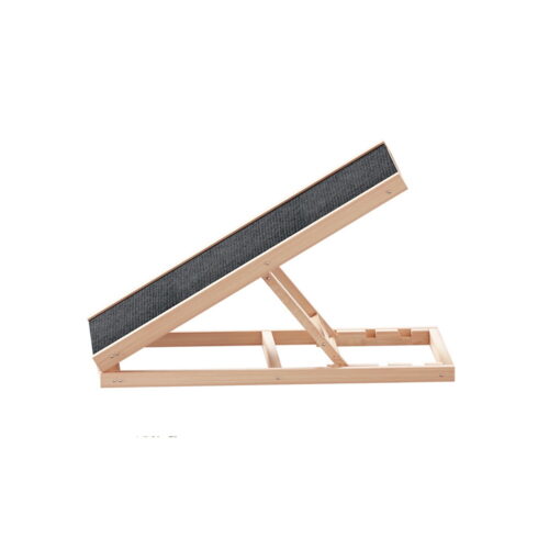 i.Pet Dog Ramp 70cm Adjustable Height Wooden Steps Stairs For Bed Sofa Car Foldable - Image 4