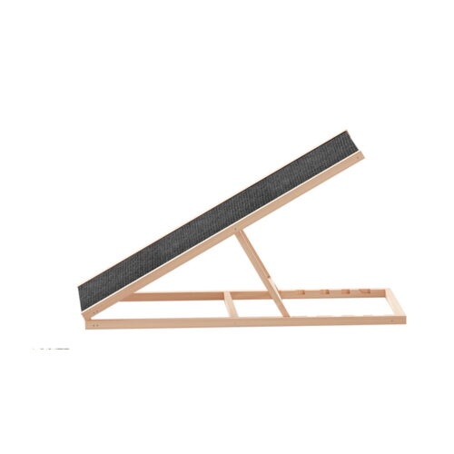 i.Pet Dog Ramp 100cm Adjustable Height Wooden Steps Stairs For Bed Sofa Car Foldable - Image 4