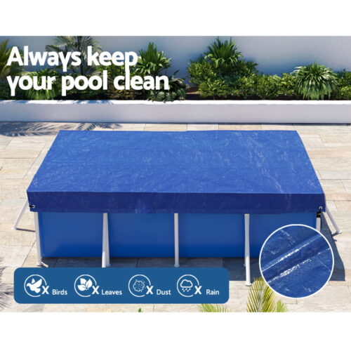 Aquabuddy Pool Cover 3x2m Above-ground Swimming Pool Blanket Blue - Image 6
