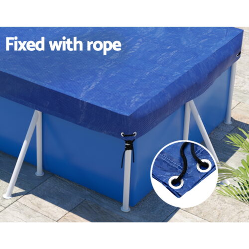 Aquabuddy Pool Cover 3x2m Above-ground Swimming Pool Blanket Blue - Image 7