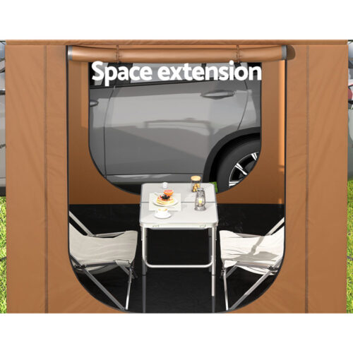 Weisshorn Camping Tent SUV Car Side Awning 2x2m Canopy Outdoor Portable 4WD - Image 5
