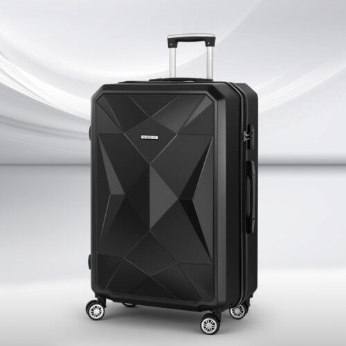Wanderlite 28-inch Luggage Set with TSA Lock�ABS Hard Shell Travel Suitcase Organiser Luggage Case Black - Image 7