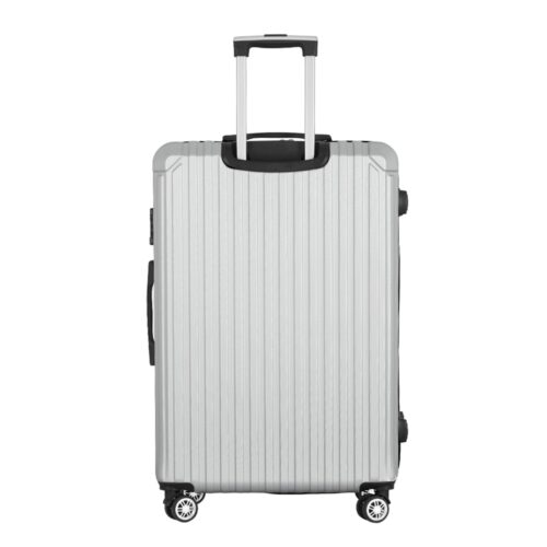 Wanderlite 28-inch Luggage Set with TSA Lock�ABS Hard Shell Travel Suitcase Organiser Luggage Case Light Grey - Image 3