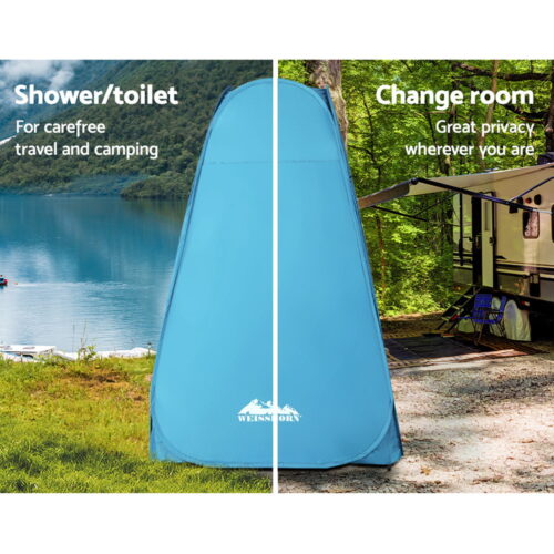 Weisshorn Pop up Camping Shower Toilet Tent Outdoor Privacy Change Room - Image 6