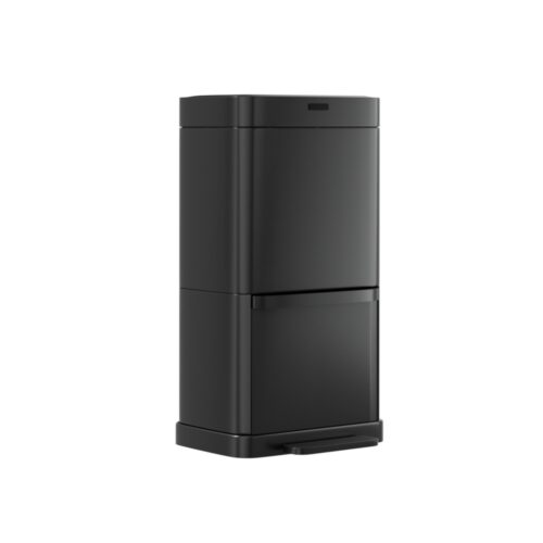 Devanti 70L Motion Sensor Bin Pedal Bins Automatic Black - Image 3