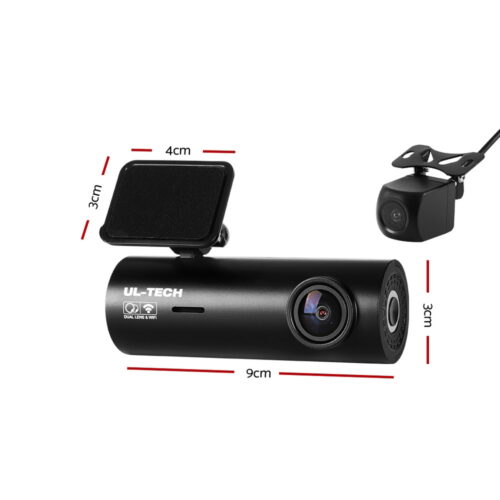 UL-tech Dash Camera 4K Hidden Front Rear WiFi - Image 2