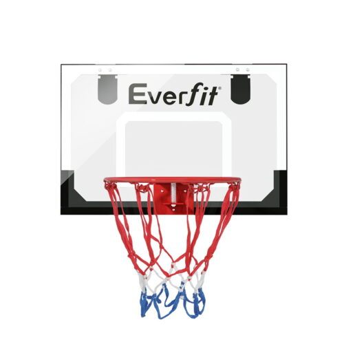 Everfit 23" Mini Basketball Hoop Backboard Door Wall Mounted Sports Kids Black - Image 3