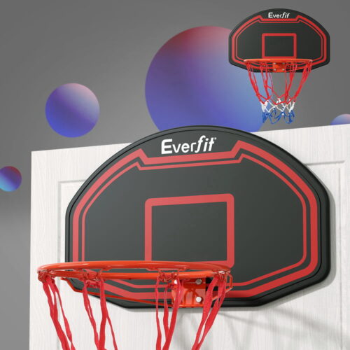 Everfit 38" Basketball Hoop Backboard Door Wall Mounted Ring Net Sports Kids - Image 7