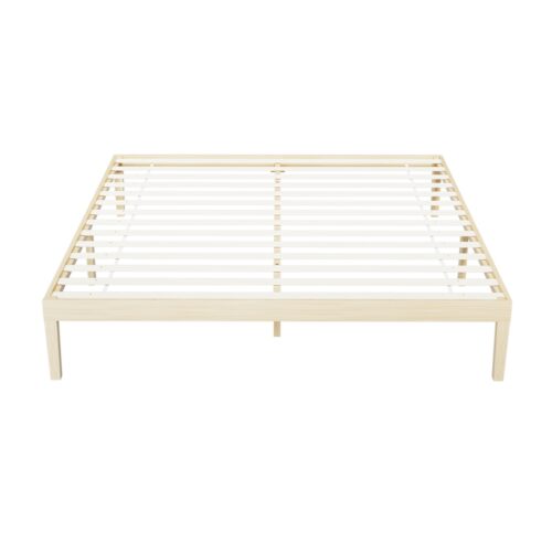 Artiss Bed Frame King Size Wooden Base Mattress Platform Timber Pine BRUNO - Image 3