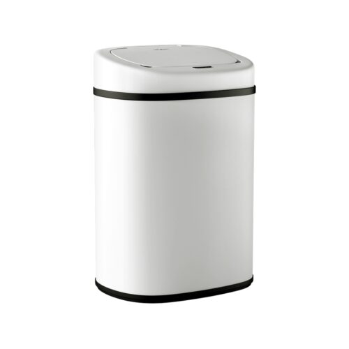 Devanti 82L Motion Sensor Bin Rubbish Automatic White - Image 3