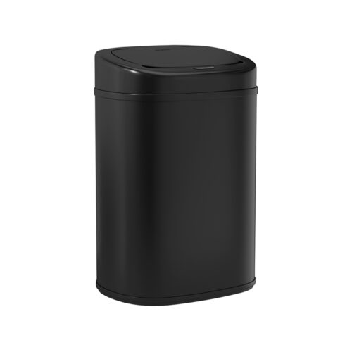 Devanti 82L Motion Sensor Bin Rubbish Automatic Black - Image 3