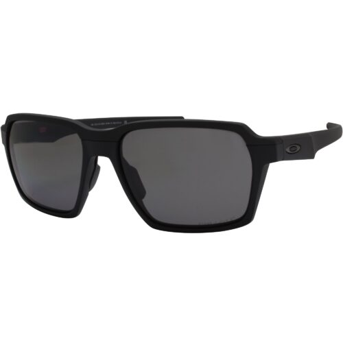 Oakley OO 4143-0858 Polarized Parlay Matte Black Prizm Grey Lens Mens Sunglasses - Image 3