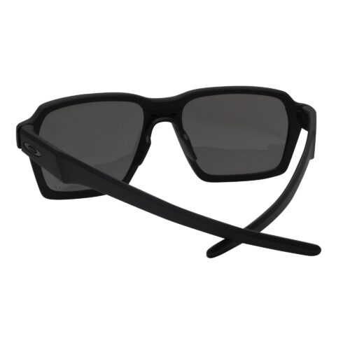 Oakley OO 4143-0858 Polarized Parlay Matte Black Prizm Grey Lens Mens Sunglasses - Image 6