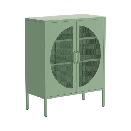 Artiss Buffet Sideboard Metal Cabinet - ELSA Green - Image 3
