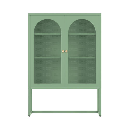 Artiss Buffet Sideboard Metal Cabinet - ELMA Green - Image 5