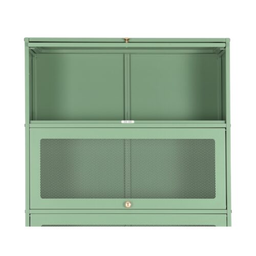 Artiss Buffet Sideboard Metal Cabinet - ELIA Green - Image 8