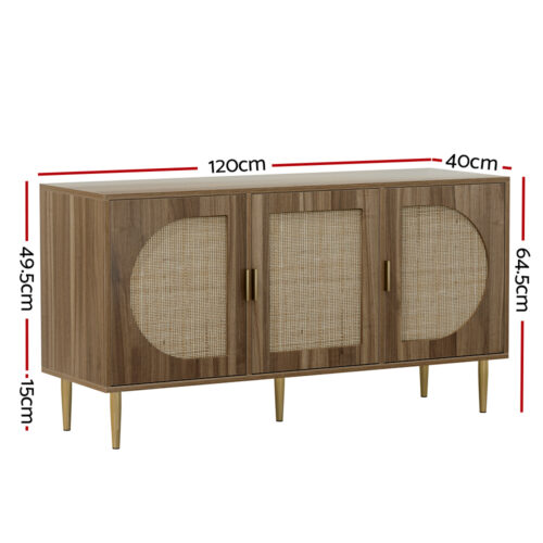 Artiss Buffet Sideboard 3 Doors - ANYA - Image 4