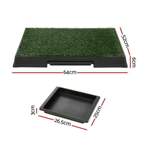 i.Pet Pet Training Pad Dog Potty Toilet Large Loo Portable With Tray Grass Mat - Image 3