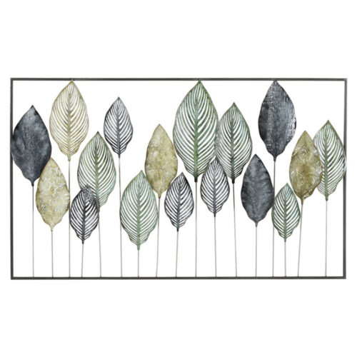 Artiss Metal Wall Art Hanging Sculpture Home Decor Leaf Tree of Life Framed - Image 2