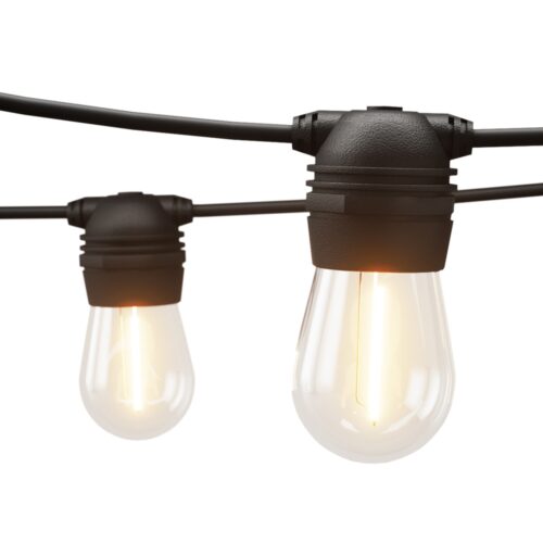 17m Solar Festoon Lights Outdoor LED String Light Christmas Party Decor 2pcs - Image 2
