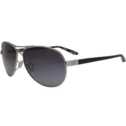 Ex Display Oakley OO 4079-4059 Polarized Feedback Chrome Prizm Grey Sunglasses