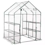 Greenhouse with 8 Shelves 143x143x195cm