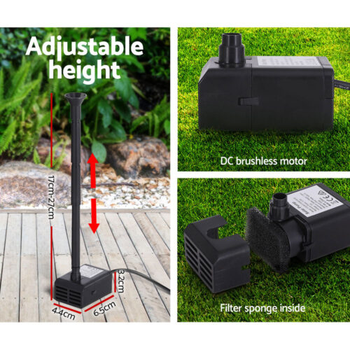 Gardeon Solar Pond Pump Submersible Water Fountain Kit 6.1FT - Image 7
