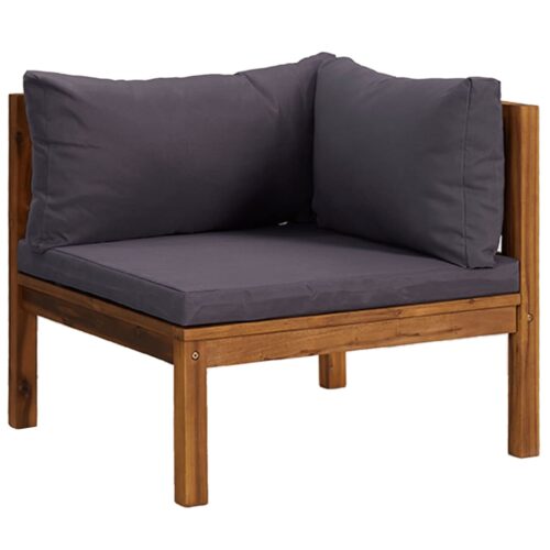 8-Piece Garden Lounge Set with Cushion Acacia Wood Timber Outdoor Patio Furniture - Image 3