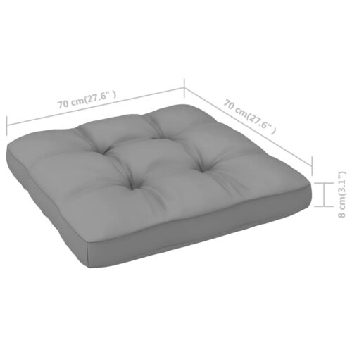 9-Piece Garden Lounge Set with Cushions Pine Wood Outdoor Patio Furniture - Image 10