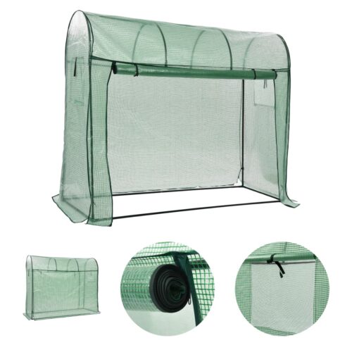 Greenhouse with Zippered Door 200x80x170cm - Image 2