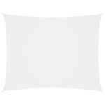 Sunshade Sail Oxford Fabric Rectangular 3x4.5m White
