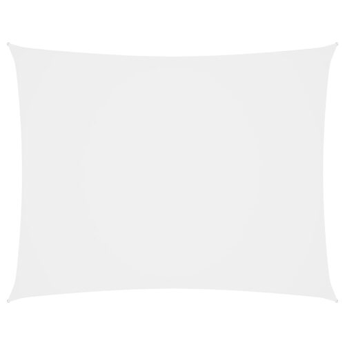 Sunshade Sail Oxford Fabric Rectangular 3x4.5m White