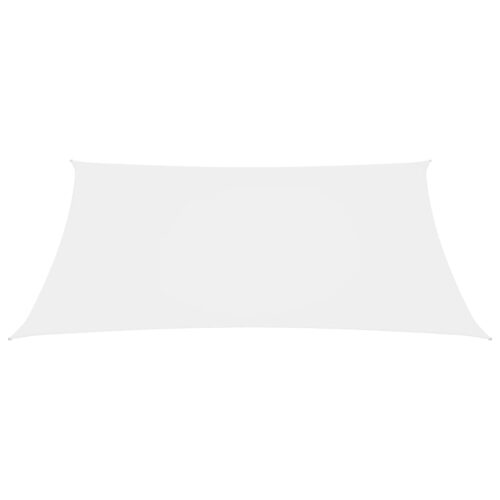 Sunshade Sail Oxford Fabric Rectangular 3x4.5m White - Image 2