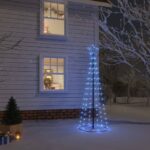 Christmas Cone Tree Blue 108 LEDs 70x180cm