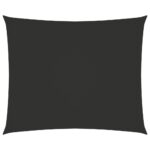 Sunshade Sail Oxford Fabric Rectangular 3x4m Anthracite