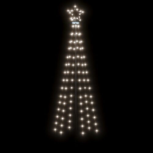 Christmas Cone Tree Cold White 108 LEDs 70x180cm - Image 4