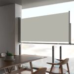 Patio Retractable Side Awning 60x300cm Cream