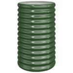Garden Planter Powder-coated Steel 40x40x68cm Green