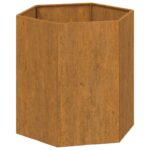 Planter Rusty 40x40x45cm Corten Steel