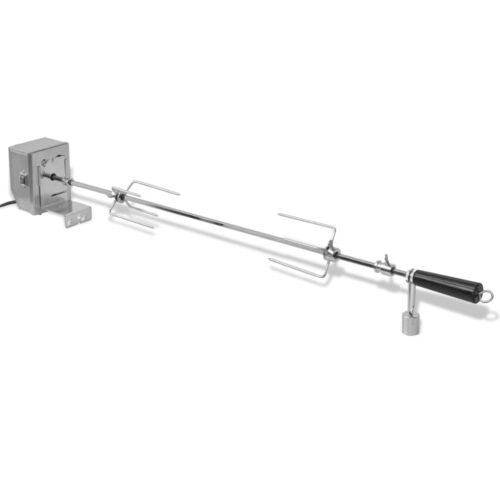 BBQ Rotisserie Spit with Professional Motor Steel 900 mm - Image 3