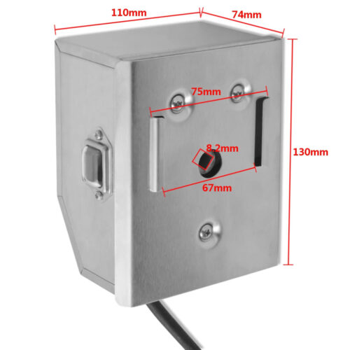 BBQ Rotisserie Spit with Professional Motor Steel 900 mm - Image 8