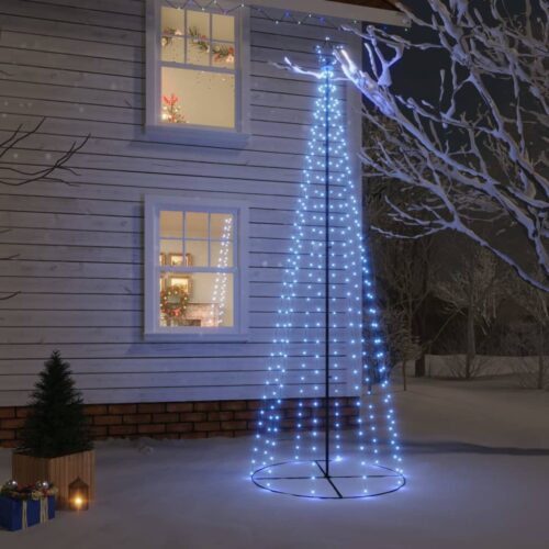 Christmas Cone Tree Blue 310 LEDs 100x300cm