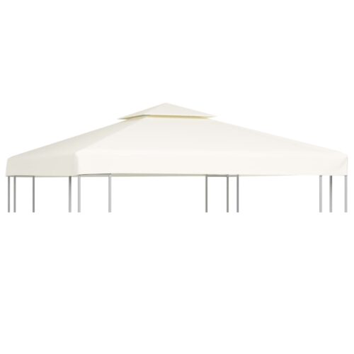 Waterproof Gazebo Cover Canopy 310 g /m Cream White 3 x 3 m