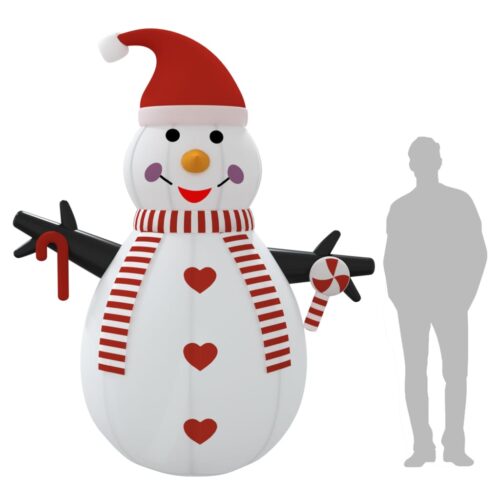 Inflatable Snowman with LEDs 250cm - Image 11